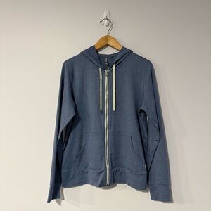 Vuori Halo Performance Hoodie 2.0 Blue Heather Size Large